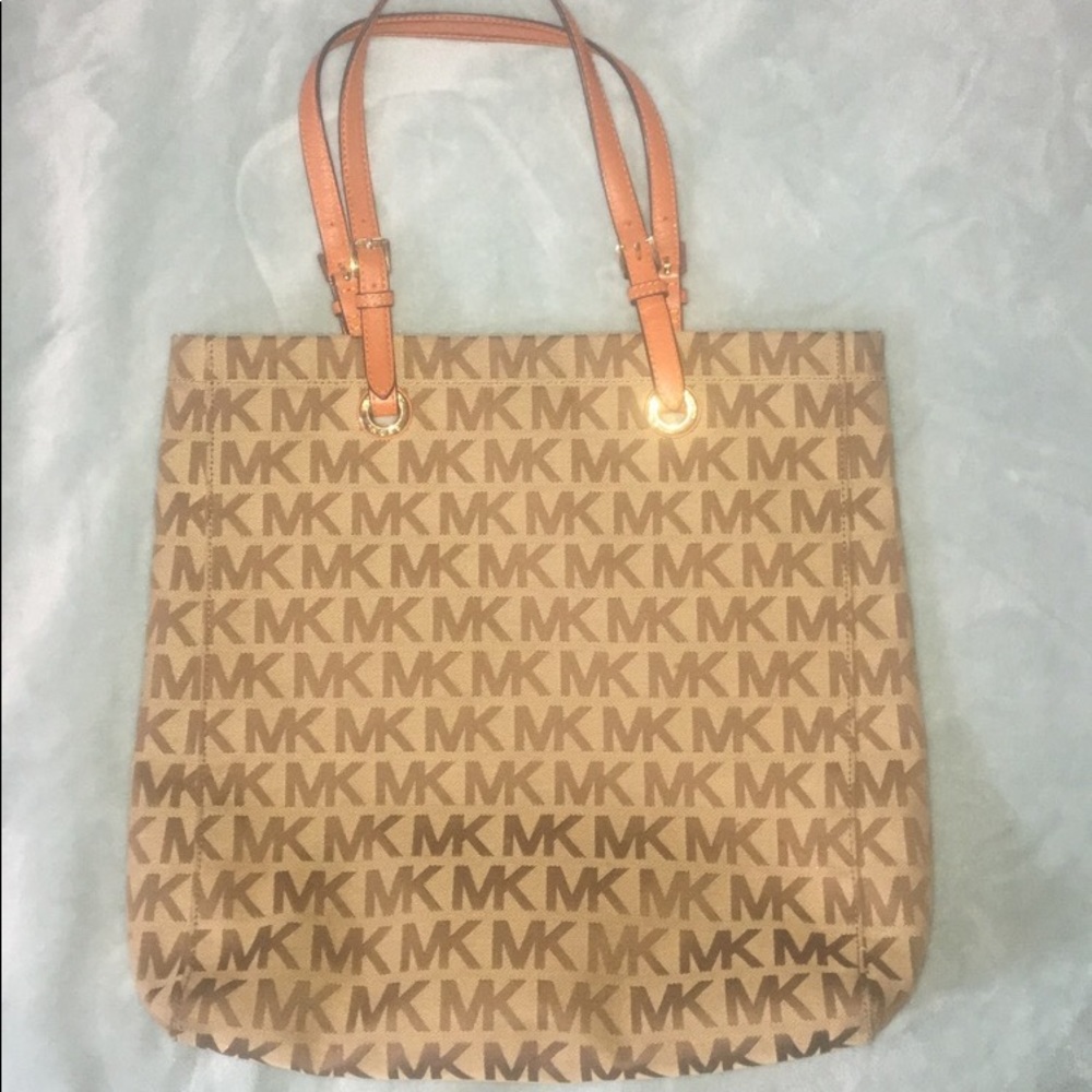 Michael Kors Signature Logo Canvas Purse